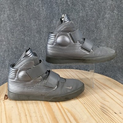 Nike Flystepper 2K3 Basketball Sneaker Shoes Mens 12 Hook & Loop Gray 644576-098