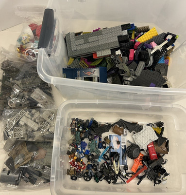 Bulk Lot of Mega Bloks Construx Figures Bricks Parts Approx. 10lbs.*READ*