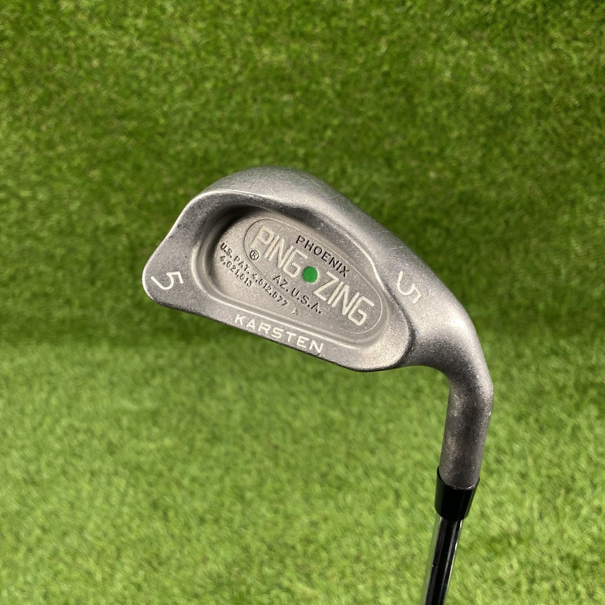 Ping Zing Karsten 5 iron Green Dot 2° Upright ⛳️ AMT S300 Red