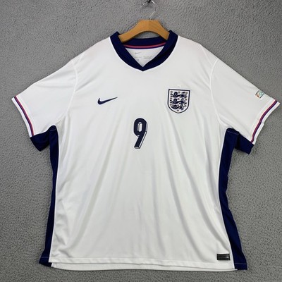 England Soccer Jersey Mens 3XL UEFA Euro Football Nike Kane Dri