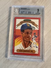 1991 Donruss Ken Griffey Jr #4 Diamond King Beckett 9 MINT