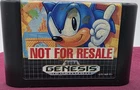 Sega Genesis Sonic the Hedgehog Cartridge Only Not For Resale Vintage Game