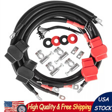 Battery Cable Kit for Ford F250 F350 2003-2007 6.0L PowerStroke 2/0 Wire 4437/90