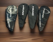 Head Tennis Racket Covers Titanium Tennis/Head Cases Lot Of 4 Racquet Zip Covers