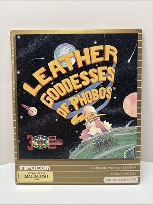 Leather Goddesses of Phobos   Classic MACINTOSH 3.5'' / Solid Gold Edition