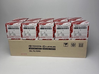 90915-YZZN1 Case 10 Genuine Toyota/Lexus Engine Spin-On Oil Filter