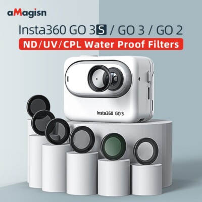 aMagisn For Insta360 GO3S GO3 GO2 Waterproof Filter Protector Camera ND UV CPL