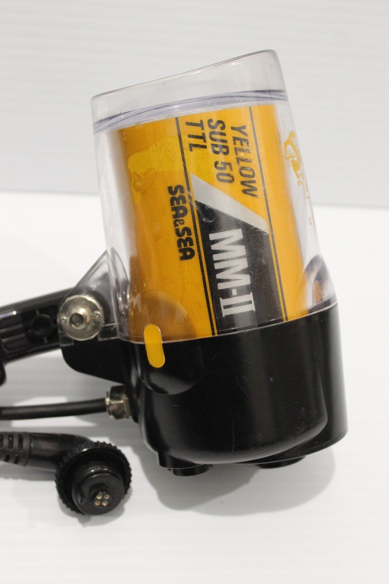 Sea & Sea Motor Marine Underwater MM-II Yellow Sub YS-50 TTL