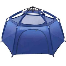 Alvantor Outdoor Baby Playpen with Canopy Kids Play Tent Pop Up Safe Guard