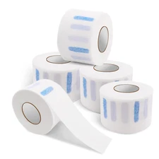 NICEMOVIC 5 Rolls Disposable Barber Paper Neck Strips Barber Accessories, Profes