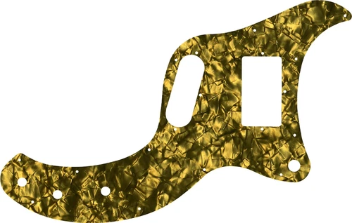 WD Custom Pickguard For Gibson Marauder #28GD Gold Pearl/Black/White/Black