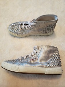 superga argentate con borchie