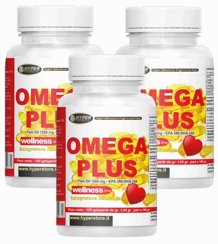 Omega 3 1260mg Olio di pesce alto dosaggio Dieta Zona Colesterolo 3  Confezioni | eBay