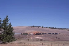 MRL 346 & 5 MULLAN PASS ACTION 2000 MONTANA RAIL LINK   ORIGINAL SLIDE