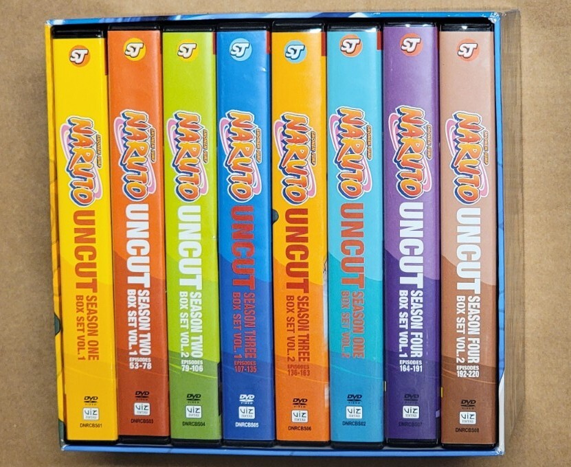 Naruto UNCUT Complete Series FYE Exclusive OOP Rare ** MISSING