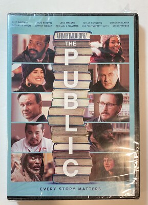THE PUBLIC, NEW SEALED DVD*****SLIGHT SHRINK WRAP TEAR