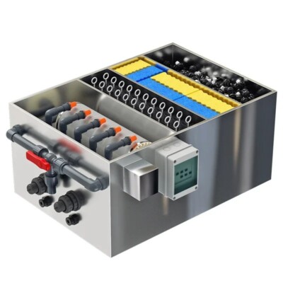 Stainless Steel Fish Pond Filter Drum Microfilter Water Circulation ...