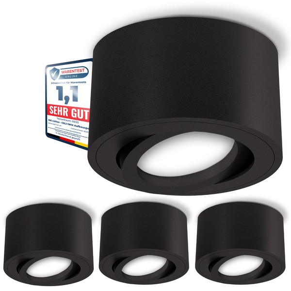 CELI-1BM Led Aufbauspot Schwarz 6W Dimmbar Warm Neutral Kalt Spot-image