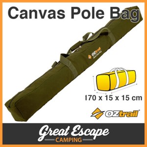 tent pole bag canvas