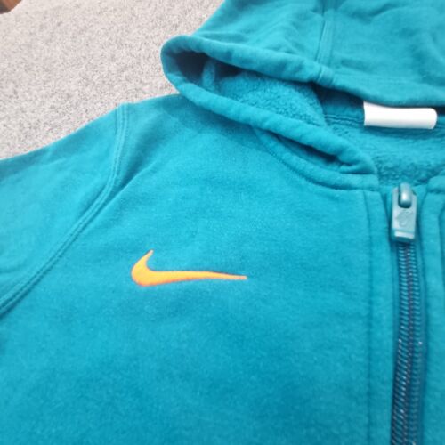 NIKE Jumper kids LARGE blue zip Chelsea FC fleece Hoodie long sleeve Size L - Picture 3 of 10