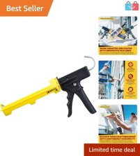 Versatile Composite Caulk Gun for 10 oz Cartridges - Water Resistant Design