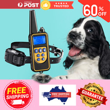AU Anti-Bark Electric Dog Pet Training Collar Obedience Remote Control E-Collar