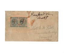 Confederate #7 Buckingham VA Female Collegiate Institute Advertising Cover Preot