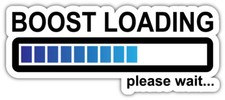Boost Loading Sticker Car Bumper Decal - 3 5 6 Or 8 Boost Loading Sticker Car Bumper Decal - 3 5 6 Or 8