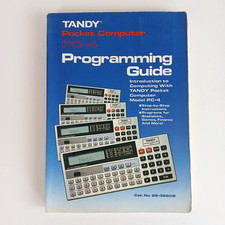 Tandy Radio Shack Model PC-4 Pocket Computer Programming Guide only