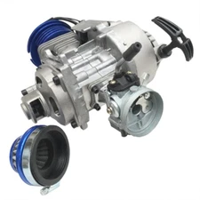 2-Stroke Engine Motor 49 50cc Pull Start Pocket for Pit Bike Scooter Go Kart ATV