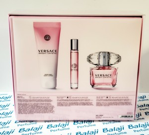 versace bright crystal 3 piece gift set