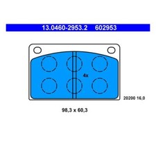 Plaquette de frein Volvo 164