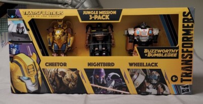 Transformers Rise Of The Beasts Jungle Mission Cheetor Wheeljack Night bird 