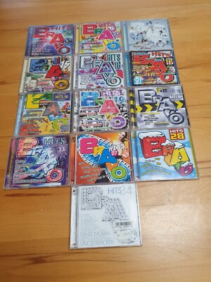 CD-Sammlung Bravo Hits Vol. 12-19, 22, 23, 27, 28, 34