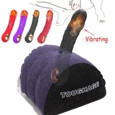 Huge Realistic Heated Vibrator G-Spot Massager With Sex Pillow Sex Toys Women US