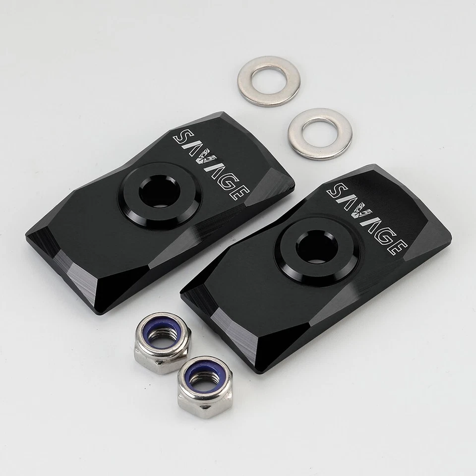 Tapa ajustadora de cadena basculante de eje trasero para KAWASAKI NINJA250R/SL 300 400 EX Z250 Foto 2 de 4