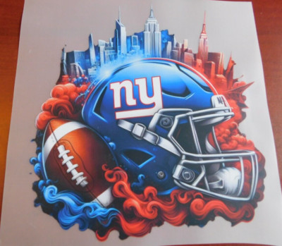 New York Giants 8'' DTF Heat Transfer Iron On FREE Shipping      (A25)