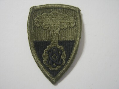 ATOMIC SUPPORT AGENCY PATCH - SUBDUED VINTAGE NEW OLD STOCK :KY21-1
