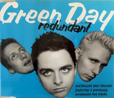 Green Day - Redundant CD Single 1998 Warner Australia Only Release+4 ...