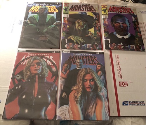 Mark Spears Monsters #3 Five Book Set NM Clean