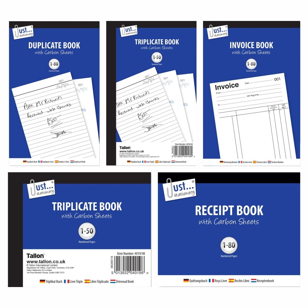 Triplicate Writing Triplicate Receipt Book Half Size Triplicate Book With Carbon Sheet ...