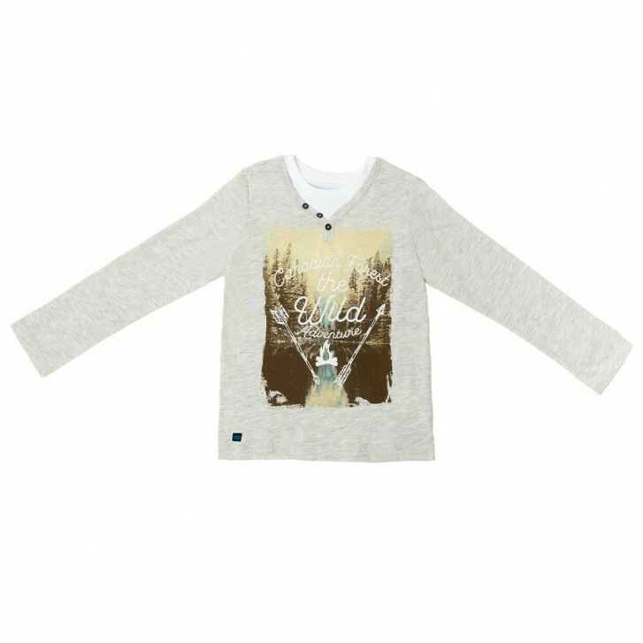 Tee shirt garçon col tunisien ~ 10 ans ***CATIMINI*** Hiver 2016/2017 - Photo 1/1