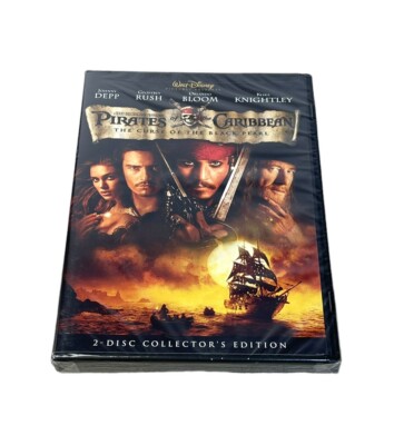 Pirates of the Caribbean The Curse of the Black Pearl DVD, 2003 NEW Sealed