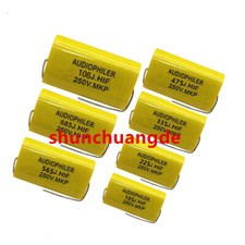 Audiophiler Axial MKP HIFI Crossover Audio Capacitor 250V 1-47 uf 2.2/4.7/10/22