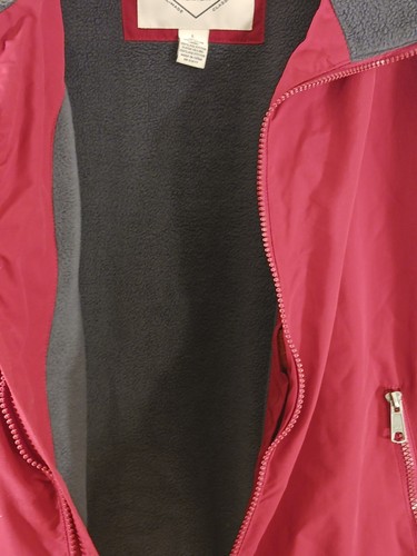 St.John’s Bay Red Jacket Size Large Polyester Rn #93677 Water Resistant - Picture 12 of 22