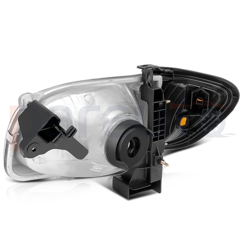 Fits 2001-2004 Toyota Tacoma Black Housing Headlights Assembly+Bumper Light Pair - Picture 7 of 7