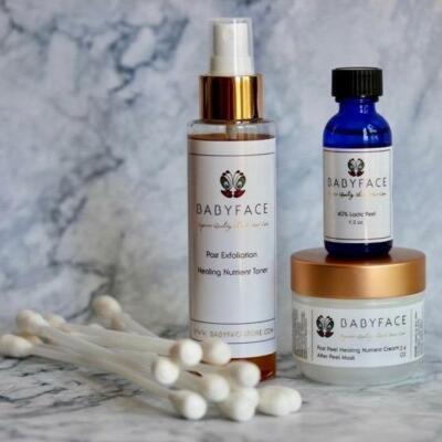 Babyface 40% Lactic Peel Kit, 44-Piece Complete Set for At Home Use (20 Peels)