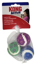 Kong Active 3 Tennis Balls With Bells Cats