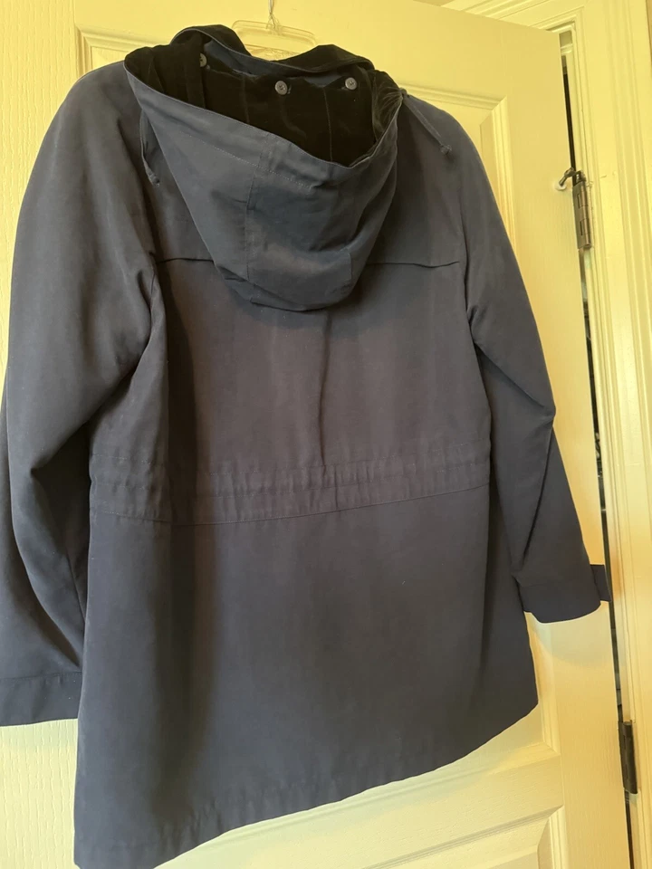 Woman's Galaxy Jacket Zip Out Lining Hood, Size S, Navy Blue - Image 4 of 4