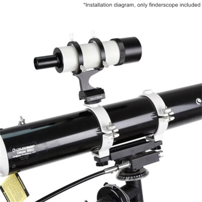 7x50/8x50/9x50 Astronomical Telescope Finder Scope Sight Cross-hair Finderscope 